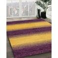 thumbnail image 2 of Ahgly Company Indoor Square Abstract Yellow Abstract Area Rugs, 6' Square, 2 of 6