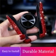 thumbnail image 3 of tredstone Car Cell Phone Holder Inside Vehicle-mounted Rhinestones Air Vent Mount Clip Stand Self-adhesive Sticker Support Interior Red, 3 of 6