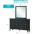 thumbnail image 5 of Glory Furniture Primo 6-Drawers Bedroom Dresser in Black, 5 of 6
