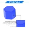 thumbnail image 4 of Unique Bargains 1 Set Silicone 19mm Exterior Wheel Lug Nut Bolt with Removal Clamp Blue, 4 of 7