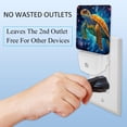 thumbnail image 3 of Sea turtle LED Square Night Light - Compact and Energy Efficient Illumination for Bedrooms and Bathrooms - Plug-in Wall Lamp with Auto Sensor, 3 of 6