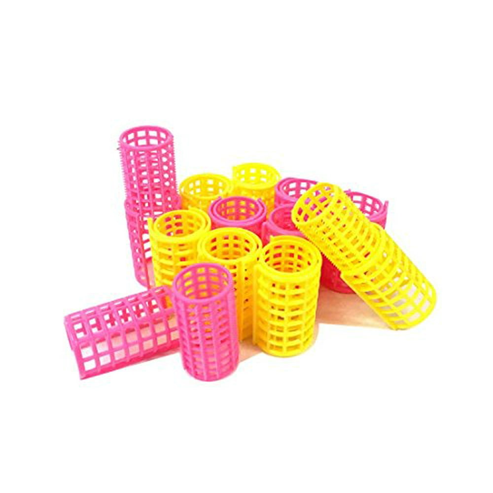Plastic DIY Grip Cling Hair Roller Curler Clips Hair Styling