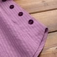 thumbnail image 4 of Tawop Long Sleeve Shirts for Women V-Neck Lapel Collar,Purple,Size S, 4 of 7