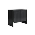 thumbnail image 6 of Nathan James Jacala Mid Century Modern Entryway Storage Cabinet with Doors, Living Room Accent Cabinet with Wood Frame, Black Oak, 6 of 6