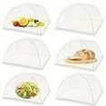 3/6pcs Deluxe PopUp Mesh Food Covers Collapsible, Breathable, and