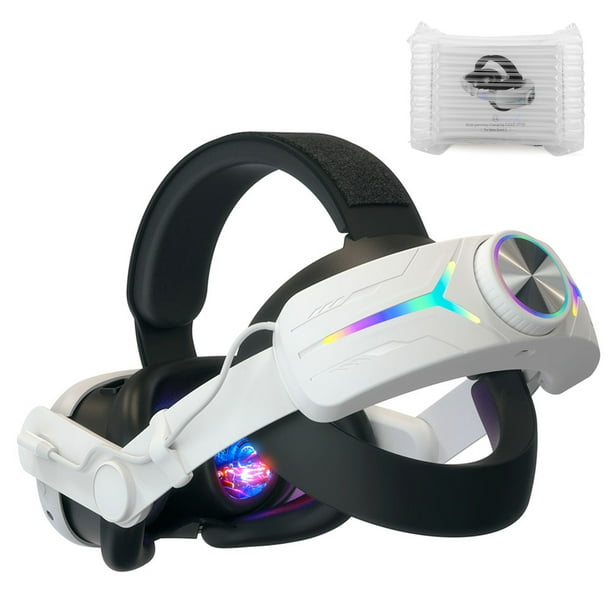Correa para La Cabeza Ajustable RGB Con Batería 8000 MAh para Meta Quest 3 (multicolor)