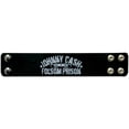 thumbnail image 1 of Johnny Cash - Folsom Embossed Leather Wristband, 1 of 1