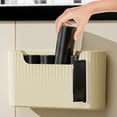 thumbnail image 4 of Small No-Punch Wall-Mounted Garbage Plastic Bag Dispenser Organizer Roll Holder, 4 of 4