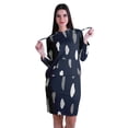 thumbnail image 1 of Moomaya Manches Longues à Capuche Imprimé Sweat-Shirt Jersey T, Robe avec Poches, 1 of 6