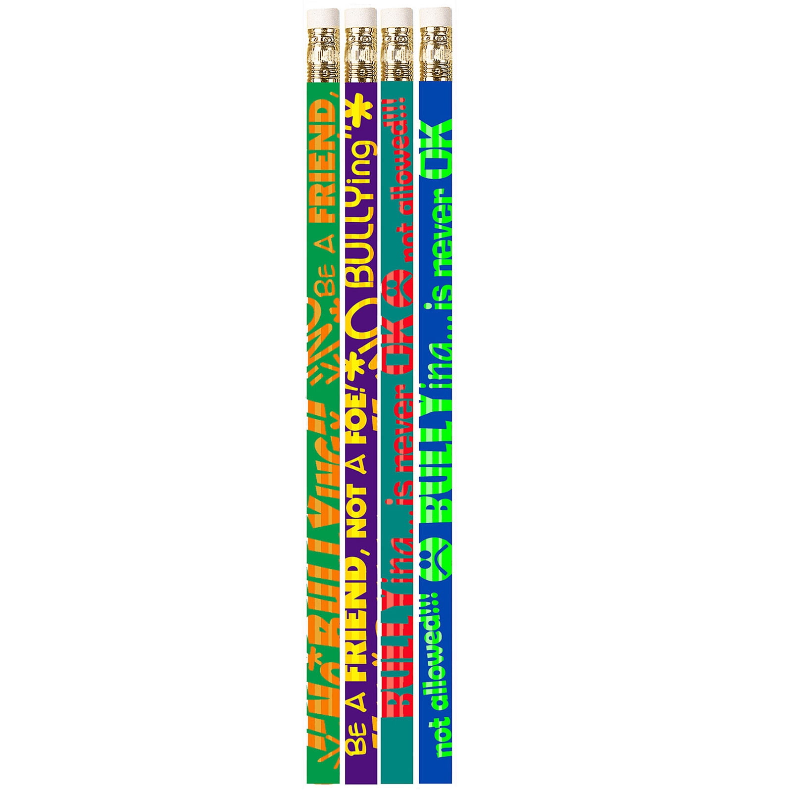 Musgrave Pencil Company No Bullying Motivational Pencils, Pack of 144
