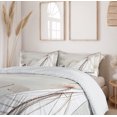 thumbnail image 6 of Ambesonne Vintage Duvet Cover Sets, Antique American Yacht, 2-King, Pale Grey Tan White, 6 of 7