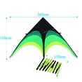 thumbnail image 6 of Stunt Kite, Outdoor Sports Kite, 160cm Super Huge Easy to Fly Folding Kite with Carry Bag, Lightweight Polyester Material, Glass Steel Frame, Wind Level 3-4, Suitable for Kids and Adults, 6 of 9
