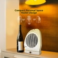 thumbnail image 5 of Comfort Zone Fan-Forced Oscillating Space Heater with Thermostat, White, 5 of 9