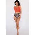 thumbnail image 4 of ABPHQTO Braguita de bikini con control de barriga y cintura alta de leopardo para mujer, 4 of 5