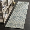 thumbnail image 3 of SAFAVIEH Marbella Alicia Geometric Diamonds Wool Area Rug, Dark Blue/Ivory, 10' x 14', 3 of 10