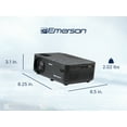 thumbnail image 3 of Emerson EVP-2001C Portable Projector with Portable Screen and Carrying Case, Black, 3 of 12