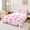 Lightpink, variant on jejeloiu Pink Bowknot Cherries Twin Sheet Sets,Geometric Polka Dots Bedding For Girls Women 3pcs