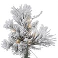 thumbnail image 3 of Vickerman 90" PVC Alberta Artificial Christmas Tree with LED Lights in White, 3 of 3
