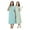 Aqua Haze Tropical, variant on Plus Size 2-Pack Long Sleepshirts