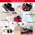 thumbnail image 2 of YRLLENSDAN Pet Gear Dog Stroller Small Dogs, Folding Cat Stroller Waterproof Pet Strollers for Small Dogs 4 Wheel Animal Stroller Puppy Stroller Travel Carrier Dog Stroller for Medium Dogs, 2 of 7
