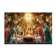 thumbnail image 1 of Bandera Navideña con Dosel Estrellado | Cortina de Terciopelo Color Melocotón con Pinzas y Clavos | Decoración Festiva para El Hogar, La Pared, La Ventana, La Fiesta, Los Eventos Navideños, Etc., 1 of 4