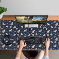 thumbnail image 4 of Long Mouse Pads for Desk,Blue Cartoon Unicorn Dessert Music Note Desk Mats on Top Of Desks, Desk Mouse Pad Extra Large with 3mm Non-Slip Base and Stitched Edge for Gaming,Work,Home 47.3"x23.6", 4 of 5