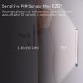 thumbnail image 5 of Jinsinto 160 LED Cabinet Light, USB Rechargeable Wireless LED Motion Sensor Closet Light, LED Lighting Kitchen Study Cupboard Night Light Cupboard Stair Hallway Lamp, 5 of 5