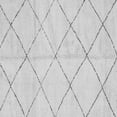 thumbnail image 1 of Ahgly Company Indoor Square Solid Gray Modern Area Rugs, 8' Square, 1 of 4