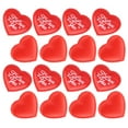 400pcs Red Heart Shape Petals Fabric Printed Valentine's Day Confetti