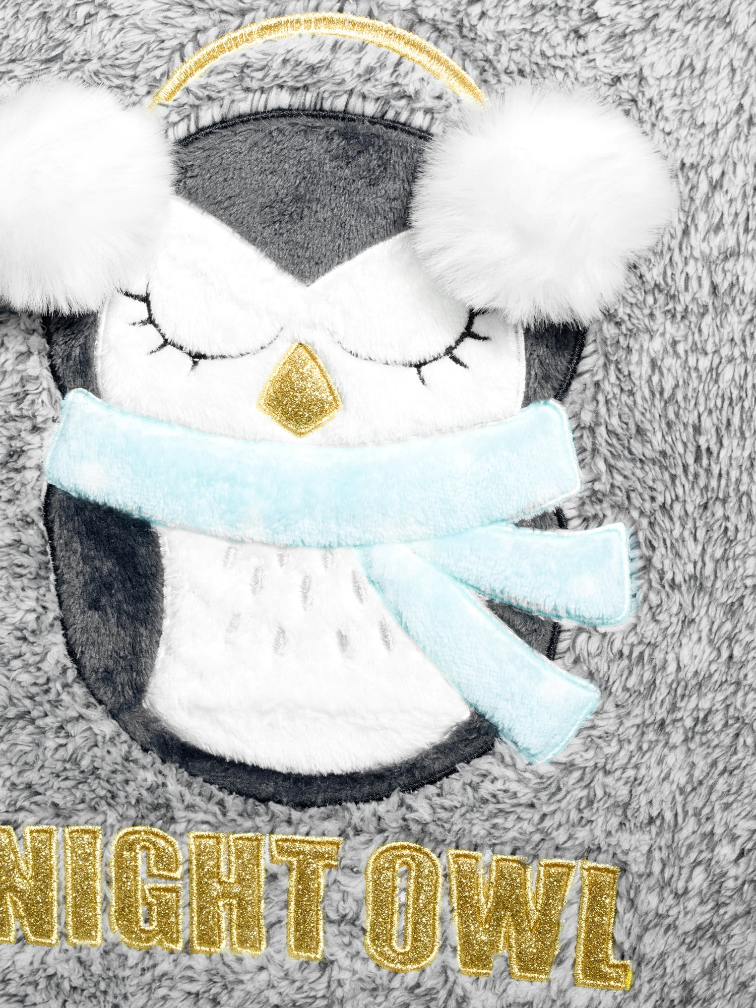 Secret Treasures Women's and Women's Plus Plush Winter Owl Twosies Set