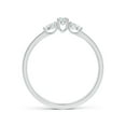thumbnail image 2 of ANGARA Natural 0.12 Ct. Diamond Classic Ring in 14K White Gold for Women (Ring Size: 11.5), 2 of 9