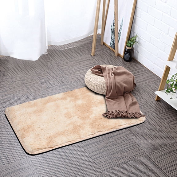 PYPESEEWY Clearance Memory Foam Bath Mat Rug Comfortable Soft Chenille Bathroom Rugs Bathroom Rugs Sets 4 Piece Small Rugs for Bathroom Rubber Bathroom Floor Mats Plant Bathroom Rug