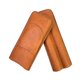 thumbnail image 5 of Estuche para cigarros de cuero marrón, humidificador de cigarros forrado de madera de cedro, cortador de cigarros inoxidable plateado de 18x7CM, 5 of 5