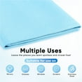 thumbnail image 3 of Topboutique Microfiber Cleaning Cloths,16*24 in Microfiber Glass Cleaning Cloths - Easy to Clean,for Window Mirror Stainless Steel Cleaning,Reusable Dish Cloth Wine Glass Polishing Towel,5 Pcs,Blue, 3 of 8