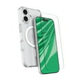 thumbnail image 1 of onn MagSafe Compatible Phone Case (Clear) and Glass Screen Protector with Easy Application Tray for iPhone 17, 1 of 10