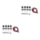 thumbnail image 1 of Vogacara Portaequipajes RC modelo coches servicio de larga duración luz durabilidad portaequipajes dulce regalo para niño diseño único reemplazo para con luz redonda 2piezas Vogacara CBP209686, 1 of 6