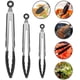 thumbnail image 3 of Pinzas de silicona para alimentos, pinzas con punta de goma, núcleo de acero inoxidable, pinzas de cocina para barbacoa con puntas de silicona, paquete de 3-7,9,12 pulgadas Xemadio ZJWJ439, 3 of 5