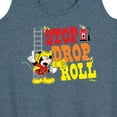 thumbnail image 3 of Disney - Firefighter Mickey - Stop, Drop, & Roll - Women's Racerback Tank Top, 3 of 5