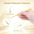 thumbnail image 3 of NAGARAKU AG Series High-Density Fiber Tip Anti-Slip Professional Tweezers for Eyelash Extensions AG-02, 3 of 7
