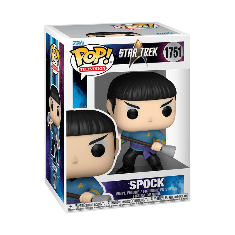 Funko Pop! Television: Star Trek - Spock with Vulcan lirpa Vinyl Figure
