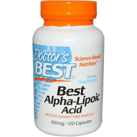 Doctor's Best Acide alpha-lipoïque 150mg, 120 CT