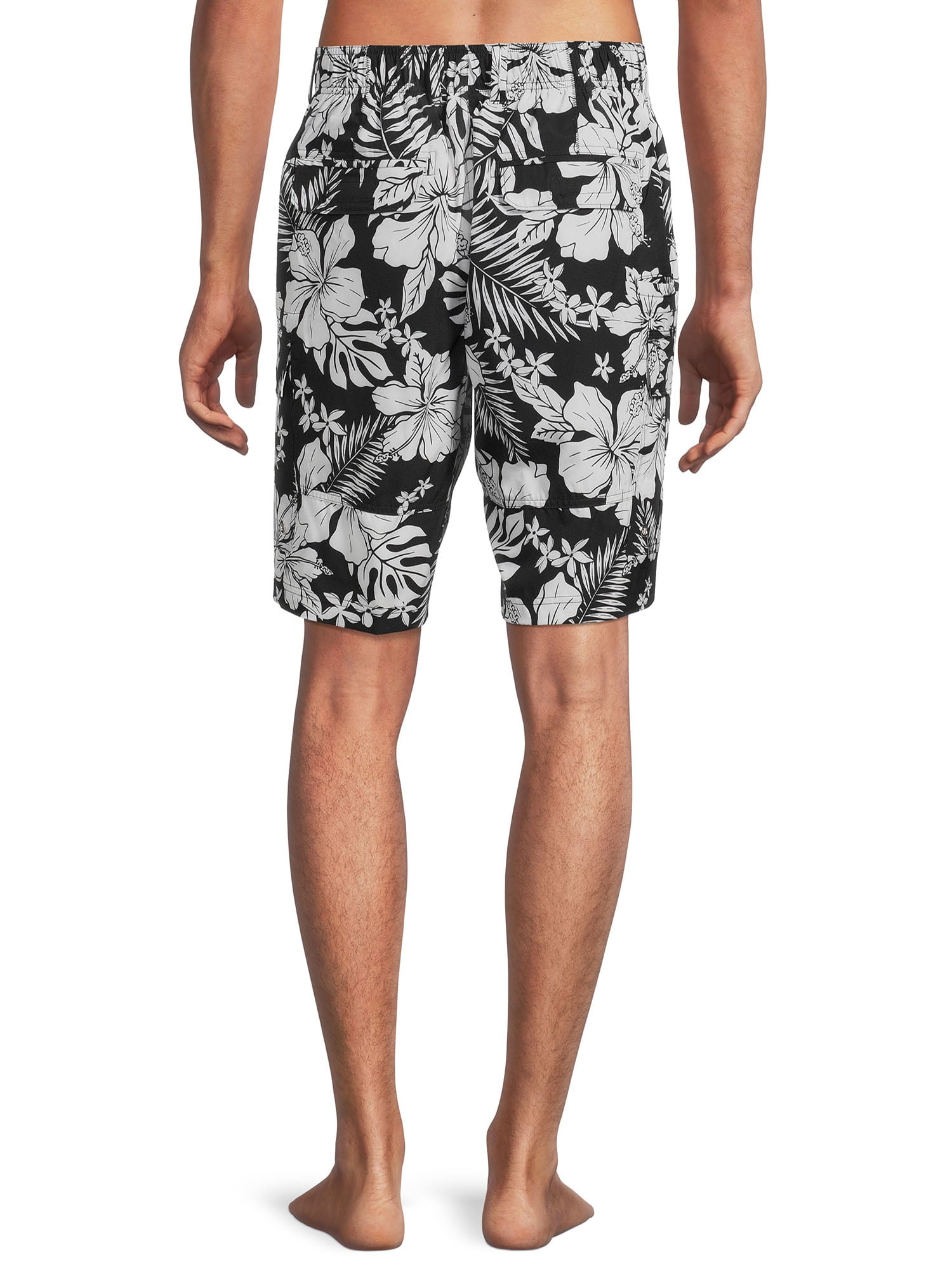 George Men's & Big Men's 9" Cargo Eboard Shorts with Stretch