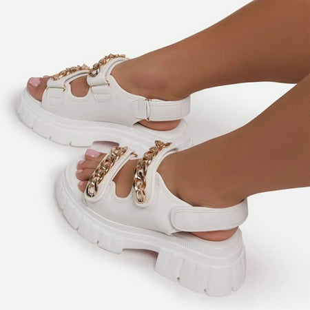 

Sunhillsgrace Shoes For Women Sandals Fashion Women s Casual Shoes Breathable Thick-soled Outdoor Leisure Sandals