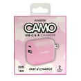 thumbnail image 3 of Liquipel Powertek Pastel Camo Dual USB-A / USB-C Wall Charger - Pink, 3 of 7