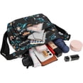 thumbnail image 7 of Women Shoulder Handbag Roomy Multiple Pockets Bag Ladies Crossbody Purse Tote Top Handle Satchel, 7 of 7