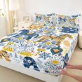 thumbnail image 3 of jejeloiu Boho Cute Horse Twin Sheet Sets,Bohemian Exotic Style Bedding For Teens Kids 3pcs, 3 of 7
