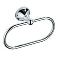 thumbnail image 1 of Modern Wall-mounted Towel Shelf Simplicity Spray Towel Ring Oval Towel Hanging Rack for Bathroom Kitchen Hotel, 1 of 2