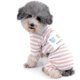 thumbnail image 1 of Acogedor pijama para mascotas de invierno a rayas de algodón para perros pequeños - Ropa para cachorros y gatos - Pijamas para perros - Camisa Yorkshire talla M, 1 of 5
