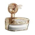 thumbnail image 5 of TISHITA Dragonfly Suction Cup Soap Box Sponge Holder Soap Container Soap Dish Soap Tray for Bath Bathtub Toilet Countertop Decorative brown, 5 of 8