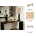 thumbnail image 5 of Wave Sculpture Ornament for Home, Bathroom and Room Decor - Sandstone Accent Object for Office, Shelf or Coffee Table Display - Figurine Centerpiece for Living Room Tabletop - 6", Brown, 5 of 12